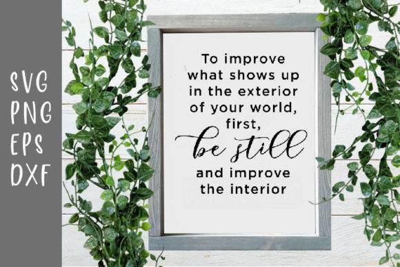 Download Be Still and Improve the Interior - Improve Collection