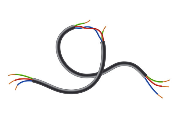 Download Torn Wire Connection. Damaged Broken Ele - Connection Collection