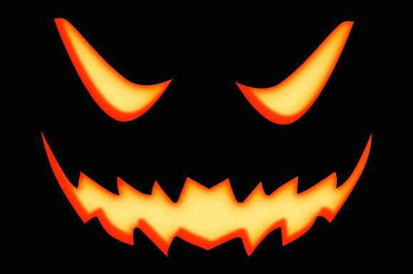 Download Scary Glowing Jack O Lantern Face - Glowing Collection