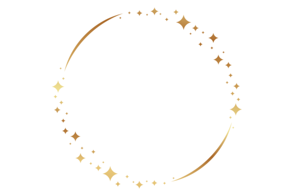 Download Stardust Circle. Shiny Glowing Golden Ri - Glowing Collection