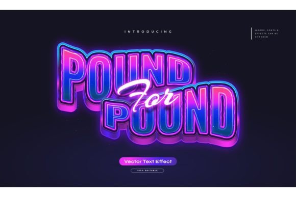 Download 3D and Glowing Neon Text Effect - Glowing Collection