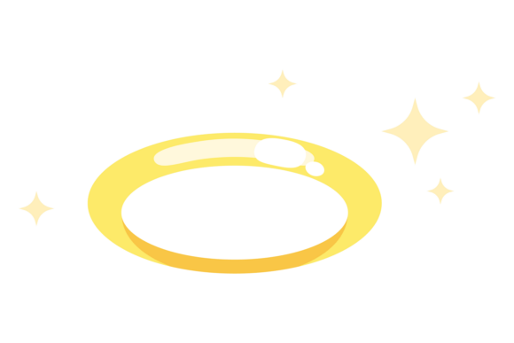 Download Golden Angel Halo Ring. Glowing Glory Ef - Glowing Collection
